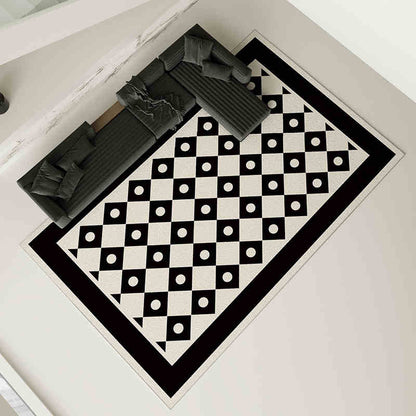 Grey carpet living room light luxury high-end high-end washable rub home sofa floor mat