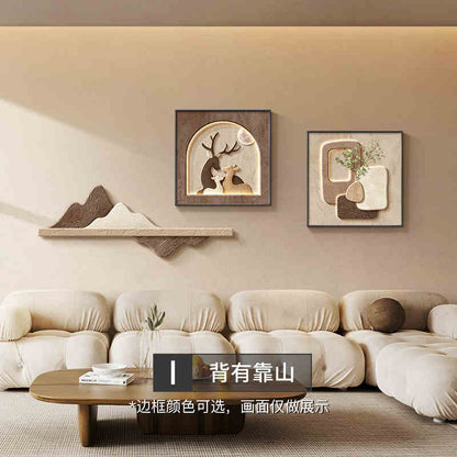 The new style has the backing of the living room decorative painting high-grade wall painting modern simple high-grade sense of sofa background wall hanging painting