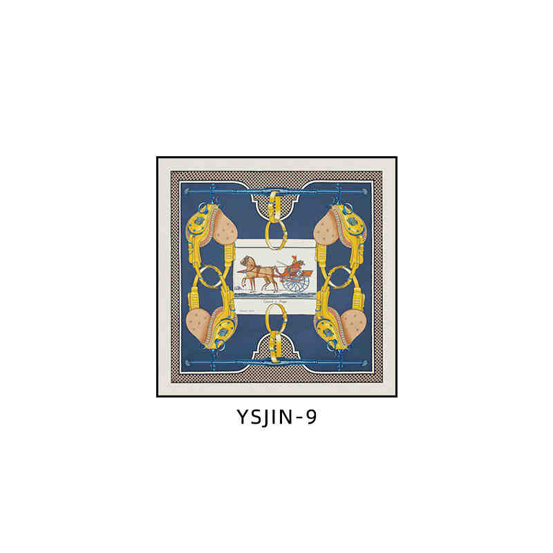 Love horse silk scarf decoration painting Shi high-end light luxury porch square horse hanging painting restaurant living room bedroom room landing
