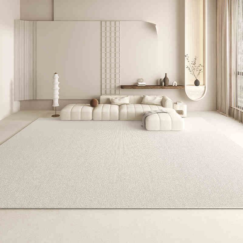 Cream wind carpet living room light luxury senior sense home sofa floor mat bedroom waterproof wash free wipe