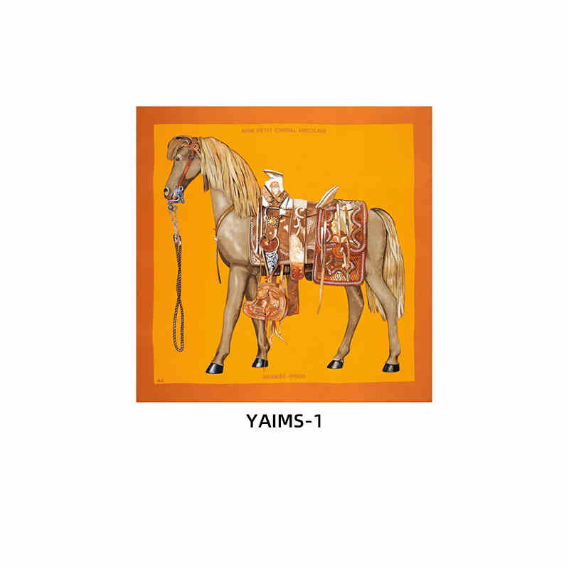 Love horse silk scarf hanging painting transparent frame acrylic mounted modern light luxury high sense of home decorative painting porch