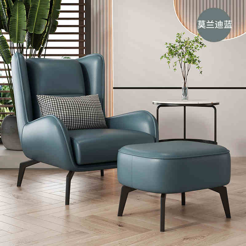 Single chair network red tiger chair single sofa light luxury living room meeting simple leisure chair balcony tea table chair