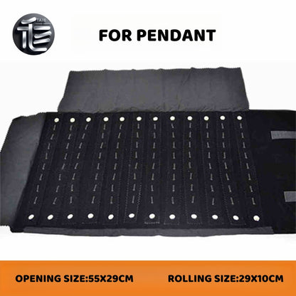 Jewelry roll,Jewelry travel case,Velvet jewelry roll,Leather jewelry organizer,Jewelry pouch,Compact jewelry roll