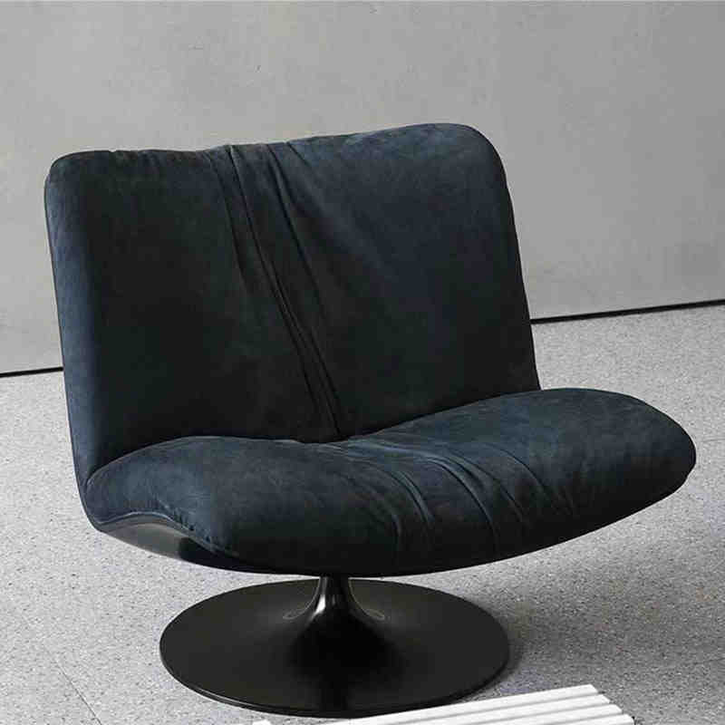 Designer baxter minimalist casual living room creative light luxury single FRP revolving lazy duck bill sofa chair