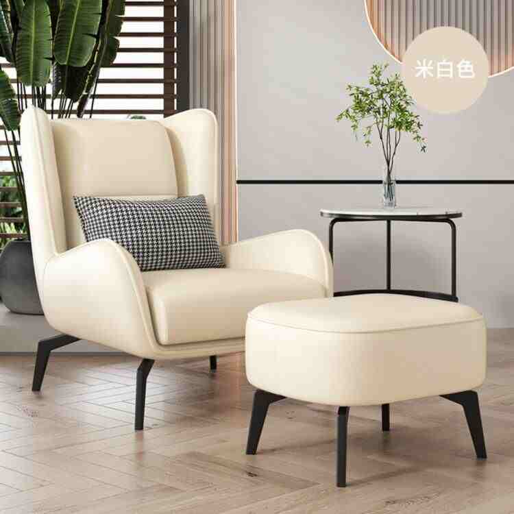 Single chair network red tiger chair single sofa light luxury living room meeting simple leisure chair balcony tea table chair