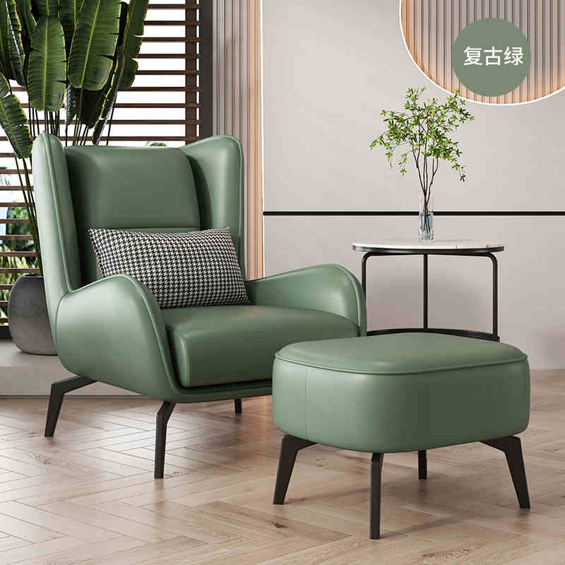 Single chair network red tiger chair single sofa light luxury living room meeting simple leisure chair balcony tea table chair