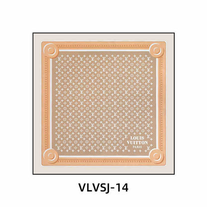Silk scarf decoration painting modern light luxury high-end L painting V new clothing store cloakroom bedroom bedside hanging painting living room