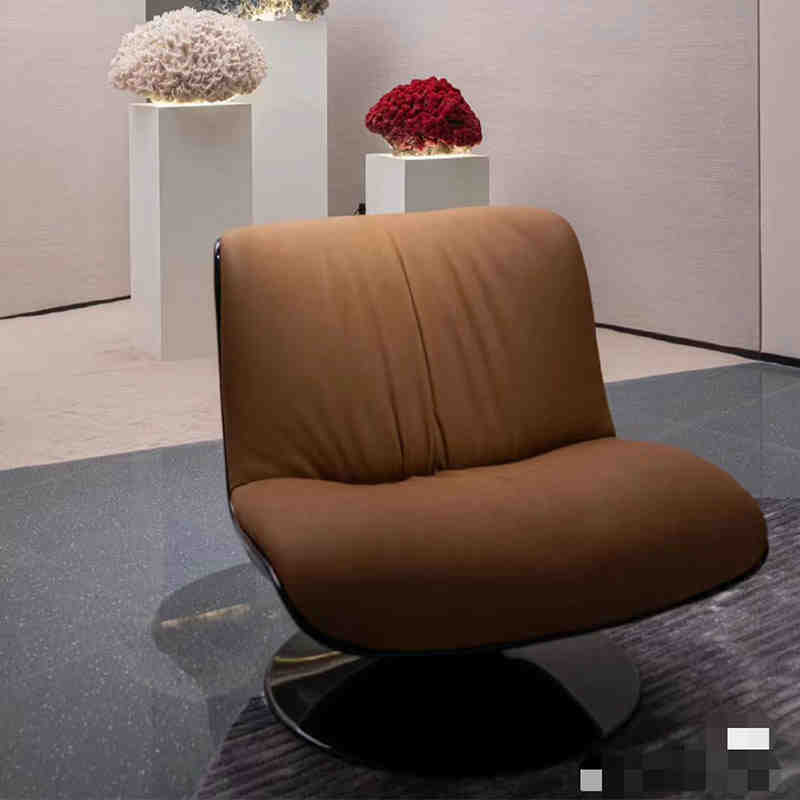Designer baxter minimalist casual living room creative light luxury single FRP revolving lazy duck bill sofa chair