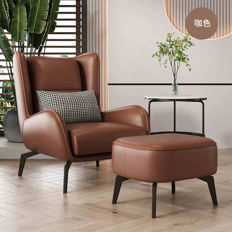 Single chair network red tiger chair single sofa light luxury living room meeting simple leisure chair balcony tea table chair