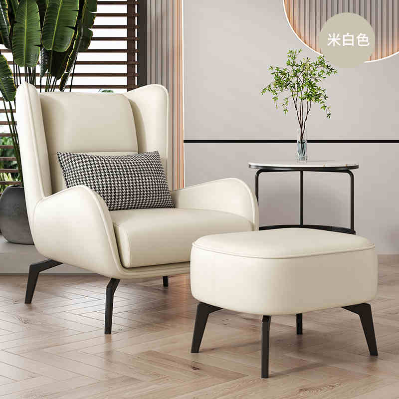 Single chair network red tiger chair single sofa light luxury living room meeting simple leisure chair balcony tea table chair