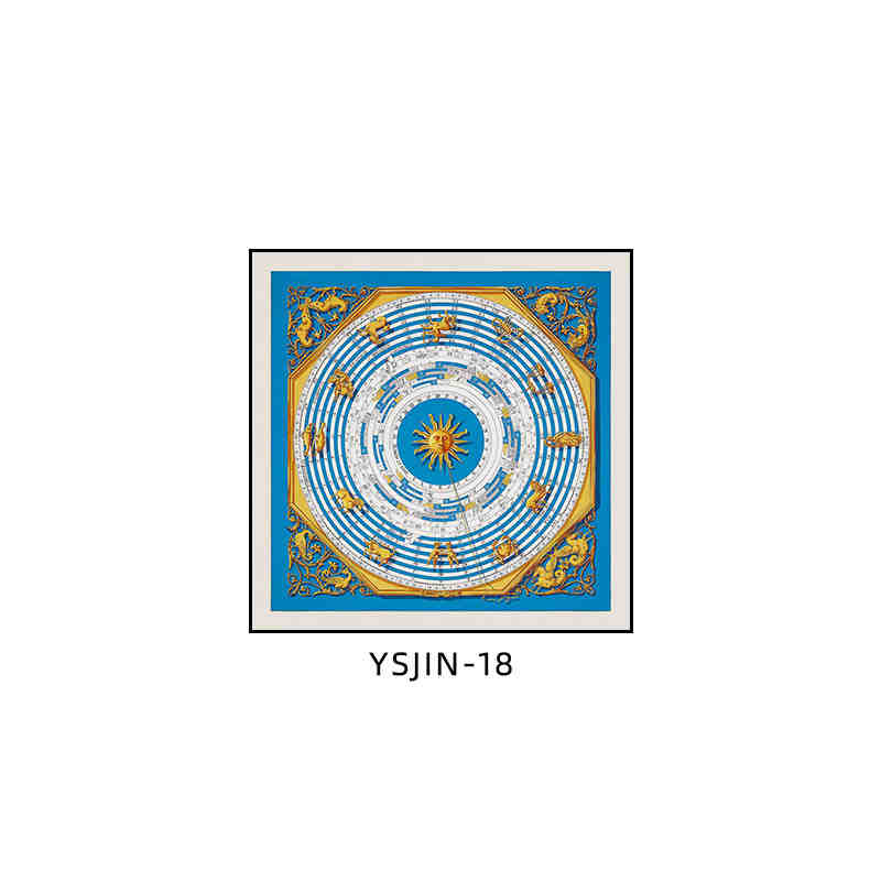Love horse silk scarf decoration painting Shi high-end light luxury porch square horse hanging painting restaurant living room bedroom room landing