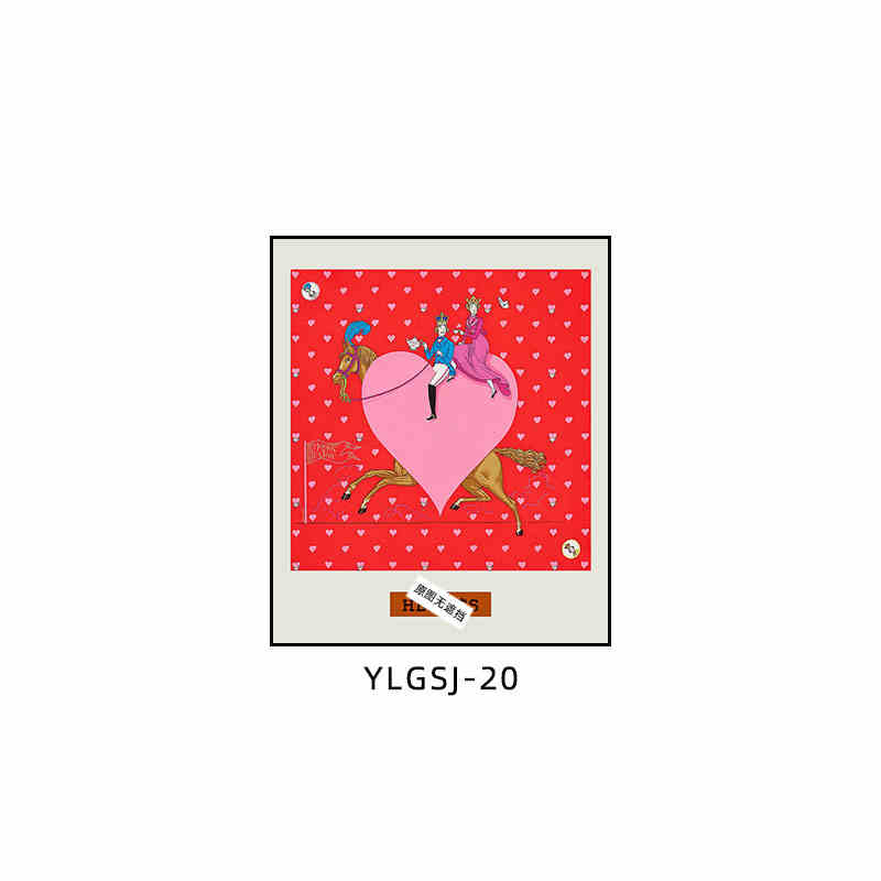 Love code silk scarf hanging painting light luxury high-end living room porch decorative painting European restaurant sofa background wall floor painting