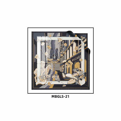 Silk hanging painting treasure modern Geri light luxury hotel model room porch decorative painting sofa floor painting
