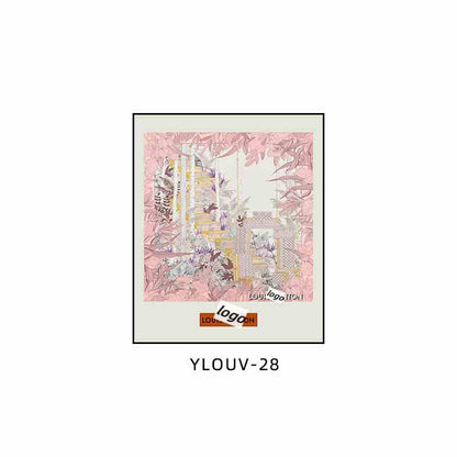 Silk scarf hanging painting hot air balloon mounted restaurant entrance porch decoration painting big luxury luxury high sense bathroom mural