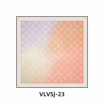 Silk scarf decoration painting modern light luxury high-end L painting V new clothing store cloakroom bedroom bedside hanging painting living room