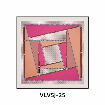 Silk scarf decoration painting modern light luxury high-end L painting V new clothing store cloakroom bedroom bedside hanging painting living room
