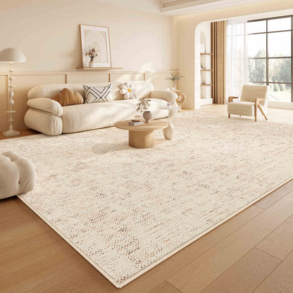 Cream wind carpet living room light luxury senior sense home sofa floor mat bedroom waterproof wash free wipe