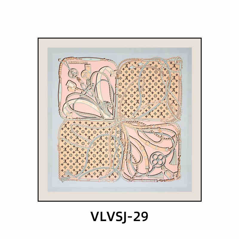 Silk scarf decoration painting modern light luxury high-end L painting V new clothing store cloakroom bedroom bedside hanging painting living room