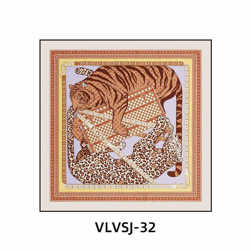 Silk scarf decoration painting modern light luxury high-end L painting V new clothing store cloakroom bedroom bedside hanging painting living room