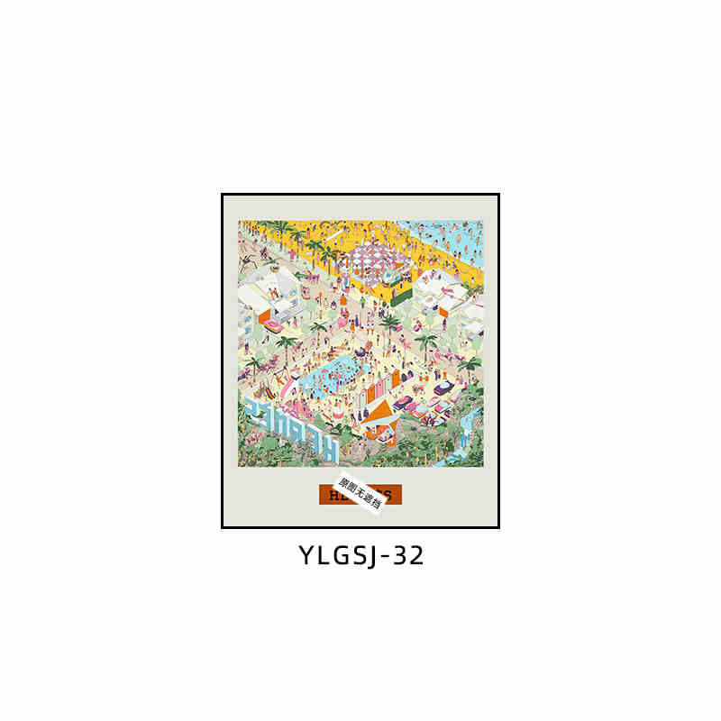 Love code silk scarf hanging painting light luxury high-end living room porch decorative painting European restaurant sofa background wall floor painting