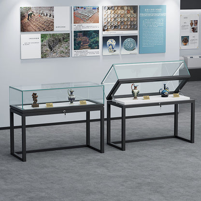 Lockable Display Case for Jewelry Store Glass Top Showcase