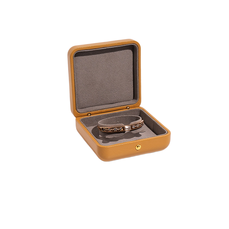 5pcs Luxury PU Leather Jewelry Box, Velvet Lined Gift Case, Elegant Presentation Packaging