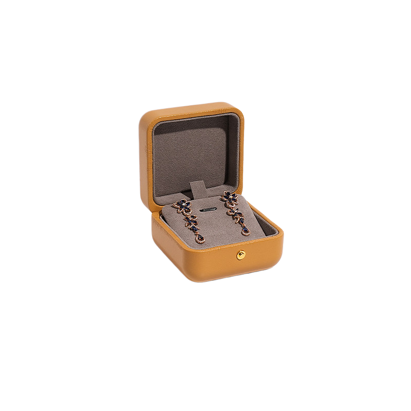 5pcs Luxury PU Leather Jewelry Box, Velvet Lined Gift Case, Elegant Presentation Packaging