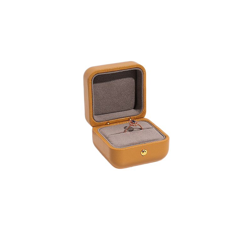 5pcs Luxury PU Leather Jewelry Box, Velvet Lined Gift Case, Elegant Presentation Packaging