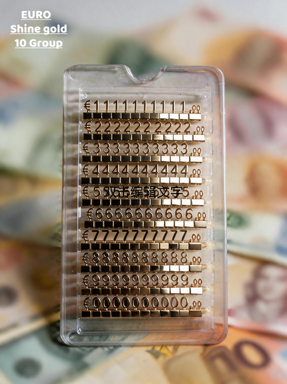 Modular Metal Price Display Numbers, Jewelry Shop Signs (USD, GBP,EURO)