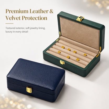 Portable Jewelry Storage Box, Gemstone Organizer for Travel Display