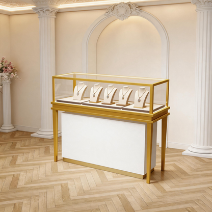 Jewelry Display Tray Velvet Ring Showcase for Retail Store Counter