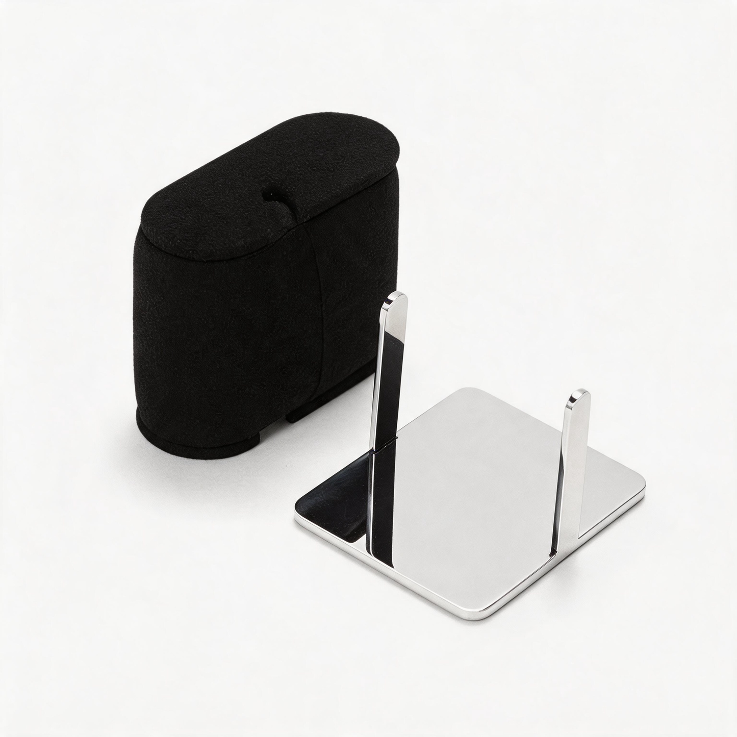 Metal Watch Display Box with Glass Lid - 6 Slot Steel Case