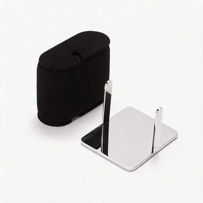 Metal Watch Display Box with Glass Lid - 6 Slot Steel Case