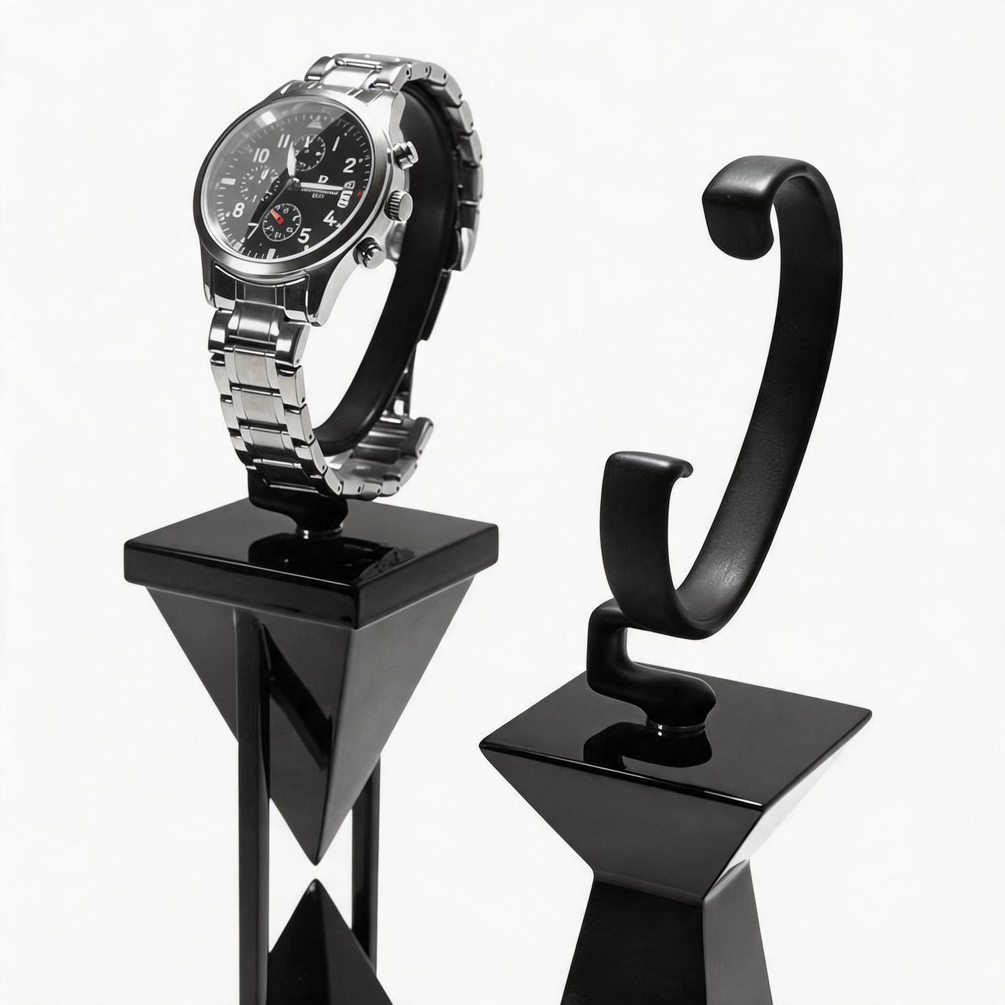 Metal Watch Display Box - 12 Slot Stainless Steel Showcase for Men