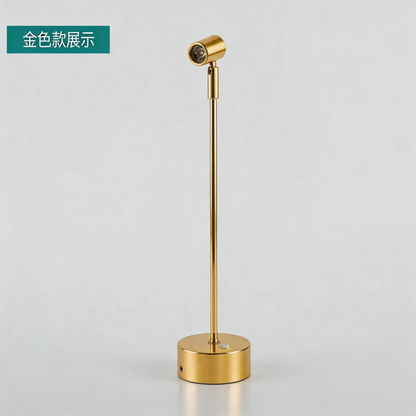 Wireless LED Spotlight for Jewelry Display, Rechargeable Countertop Spot Lamp