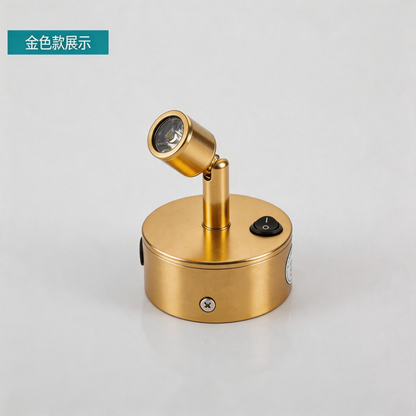Wireless LED Spotlight for Jewelry Display, Rechargeable Countertop Spot Lamp