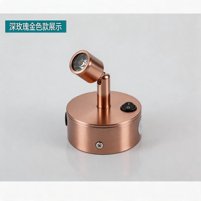 Wireless LED Spotlight for Jewelry Display, Rechargeable Countertop Spot Lamp