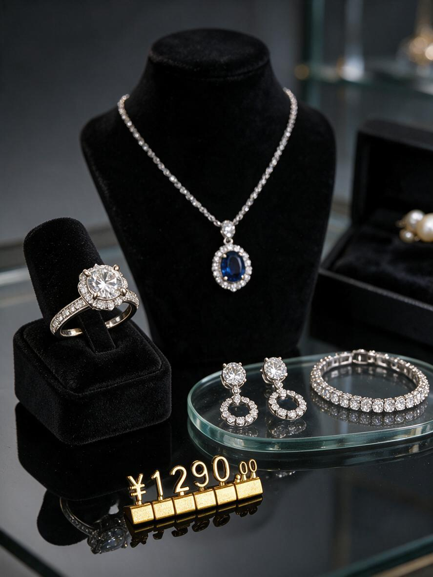 Modular Metal Price Display Numbers, Jewelry Shop Signs (USD, GBP,EURO)