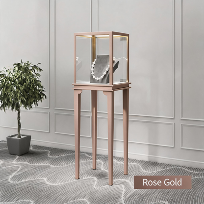 Glass Countertop Display Case for Jewelry Store Metal Showcase metal with paint Jewelry cabinet