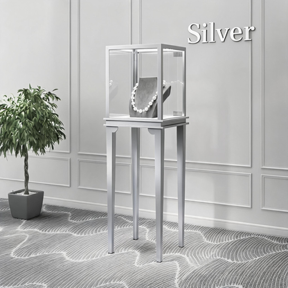 Glass Countertop Display Case for Jewelry Store Metal Showcase metal with paint Jewelry cabinet