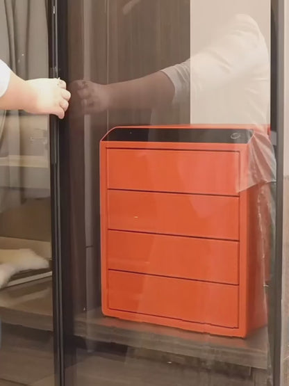 Smart Jewelry Safe Box, App Controlled Electronic Security Case, Multi-Drawer Lockable Storage, Remote Monitor