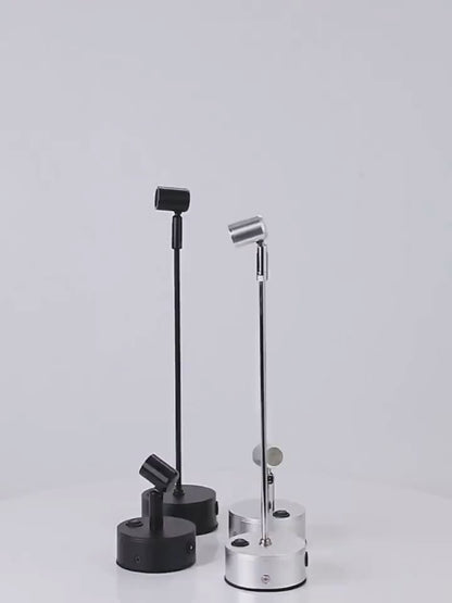 Wireless LED Spotlight for Jewelry Display, Rechargeable Countertop Spot Lamp