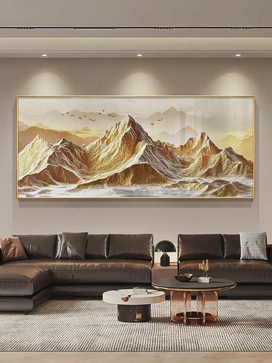 Back to Jinshan living room decorative painting atmosphere high sense sofa background wall hanging painting landscape painting light luxury high grade murals