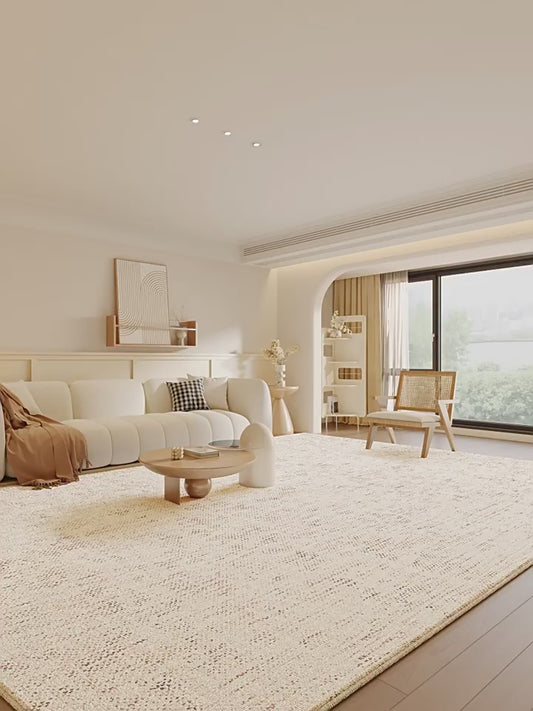Imitation cashmere living room carpet cream wind large area full spread sofa coffee table blanket washable and erasable