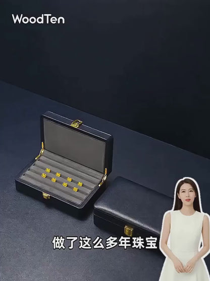 Portable Jewelry Storage Box, Gemstone Organizer for Travel Display